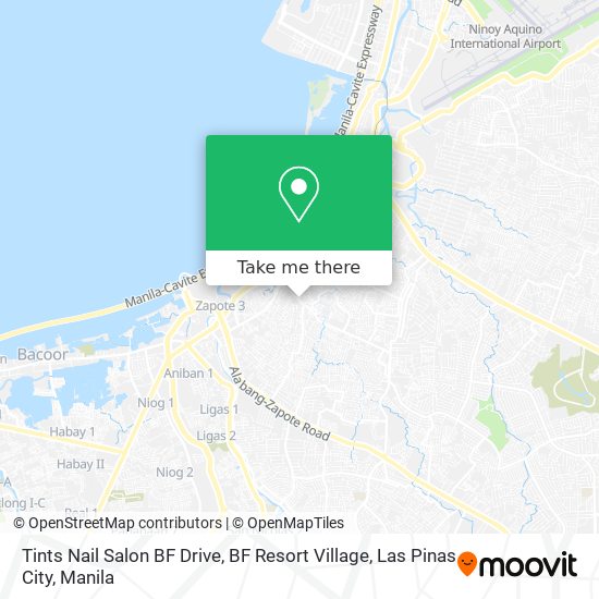 Tints Nail Salon BF Drive, BF Resort Village, Las Pinas City map