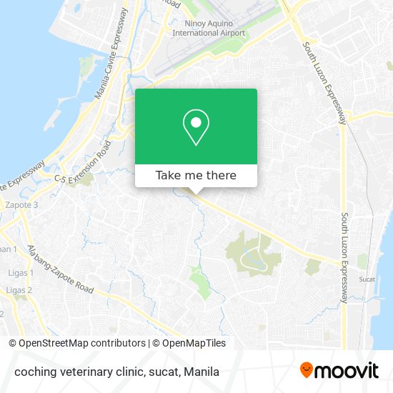 coching veterinary clinic, sucat map
