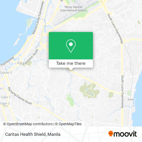 Caritas Health Shield map