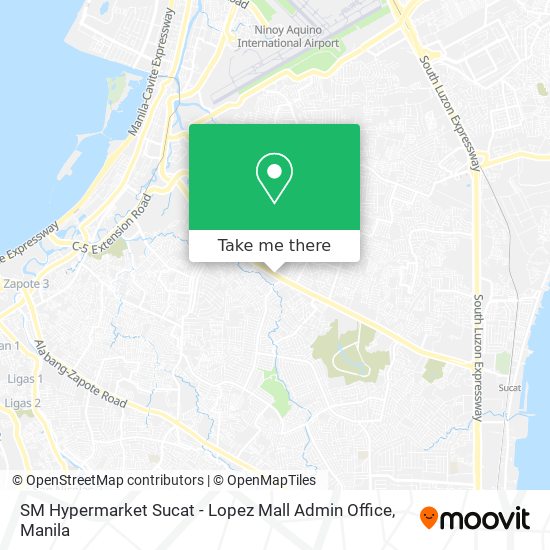 SM Hypermarket Sucat - Lopez Mall Admin Office map