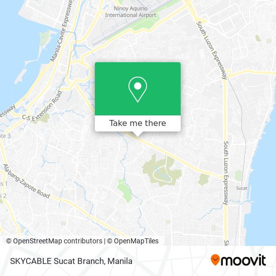 SKYCABLE Sucat Branch map