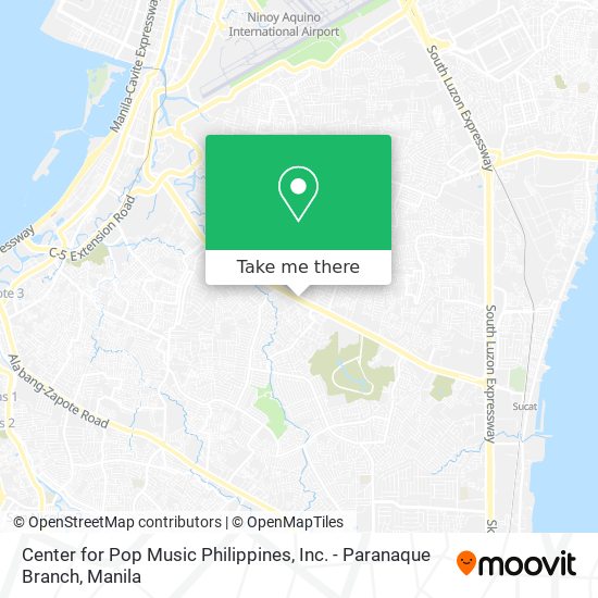 Center for Pop Music Philippines, Inc. - Paranaque Branch map