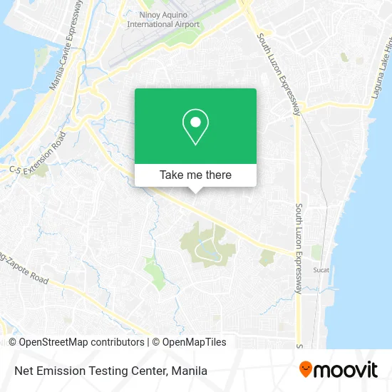 Net Emission Testing Center map