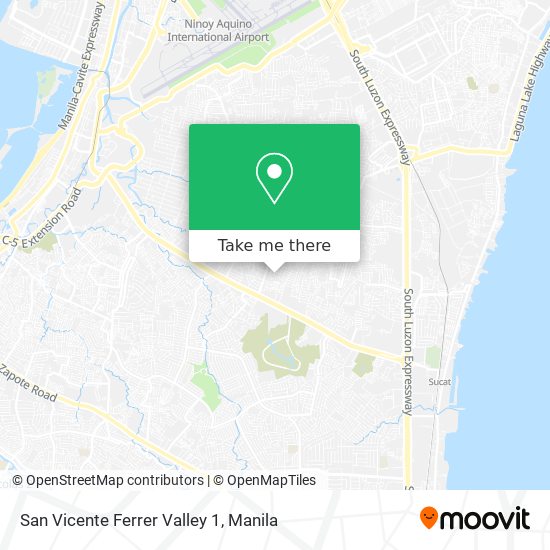 San Vicente Ferrer Valley 1 map