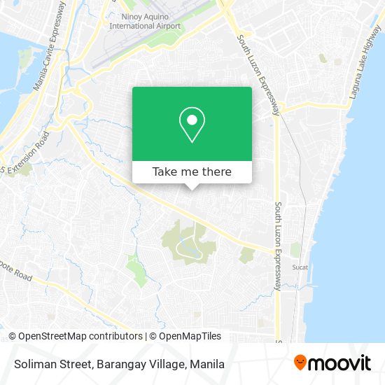 Soliman Street, Barangay Village map