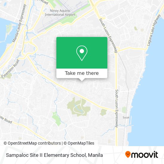 Sampaloc Site II Elementary School map