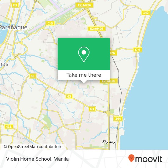 Violin Home School map