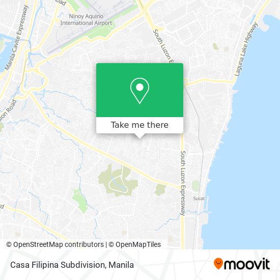 Casa Filipina Subdivision map