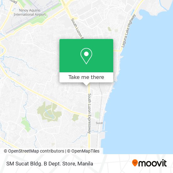 SM Sucat Bldg. B Dept. Store map