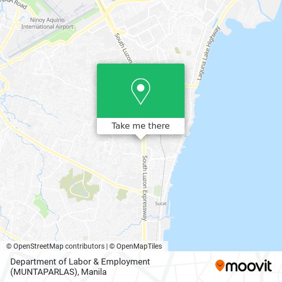 Department of Labor & Employment (MUNTAPARLAS) map