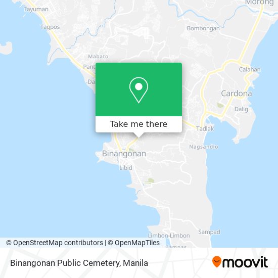 Binangonan Public Cemetery map