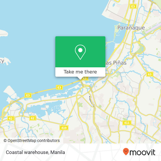 Coastal warehouse map