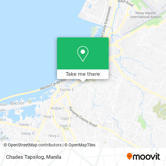 Chades Tapsilog map