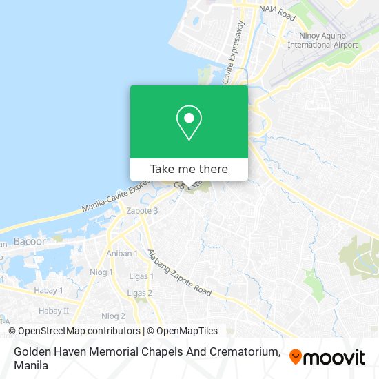 Golden Haven Memorial Chapels And Crematorium map
