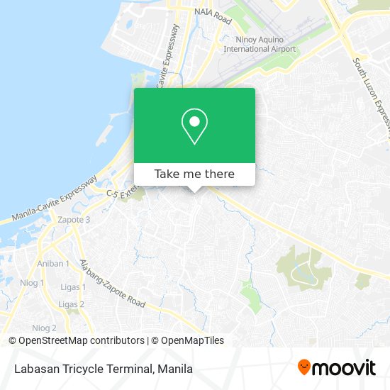 Labasan Tricycle Terminal map