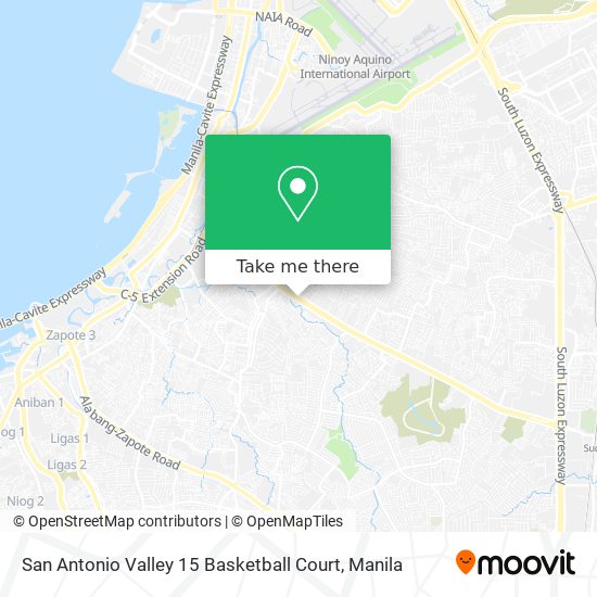 San Antonio Valley 15 Basketball Court map