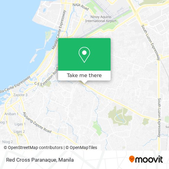 Red Cross Paranaque map