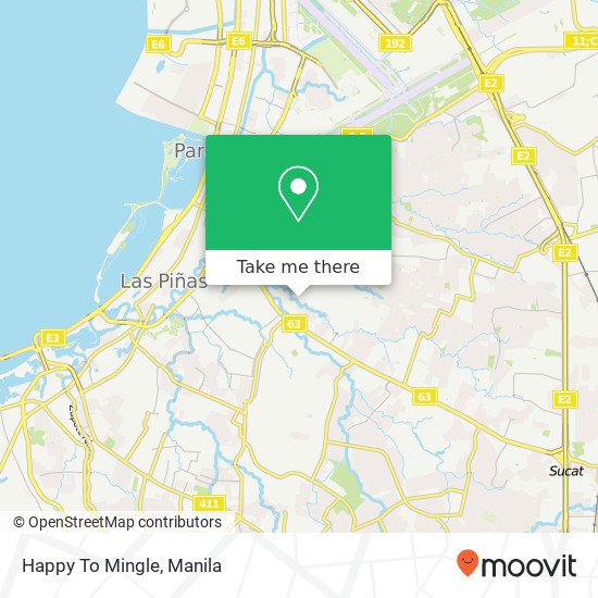 Happy To Mingle map