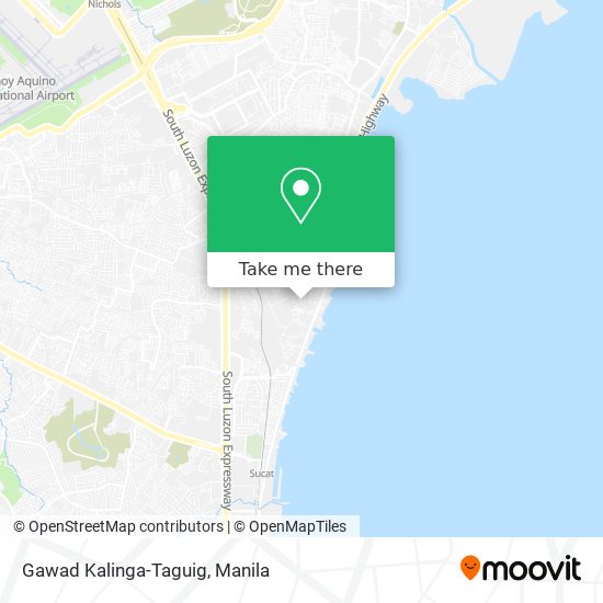 Gawad Kalinga-Taguig map