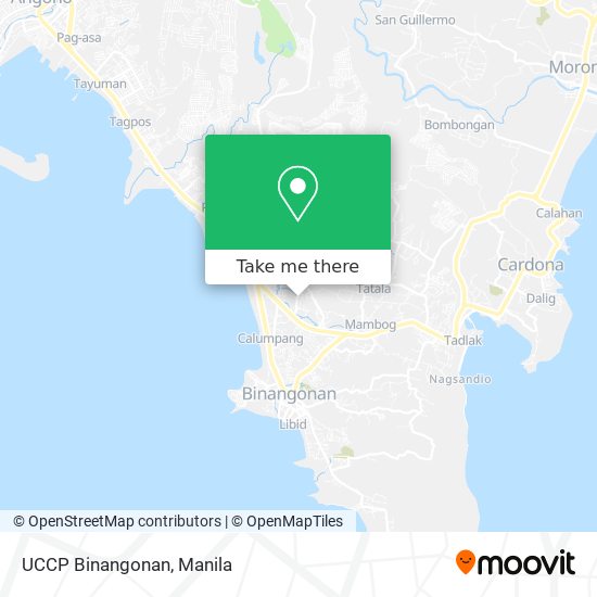 UCCP Binangonan map