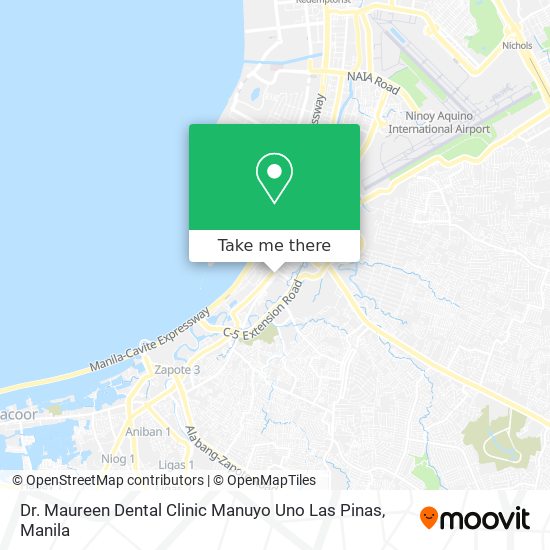 Dr. Maureen Dental Clinic Manuyo Uno Las Pinas map