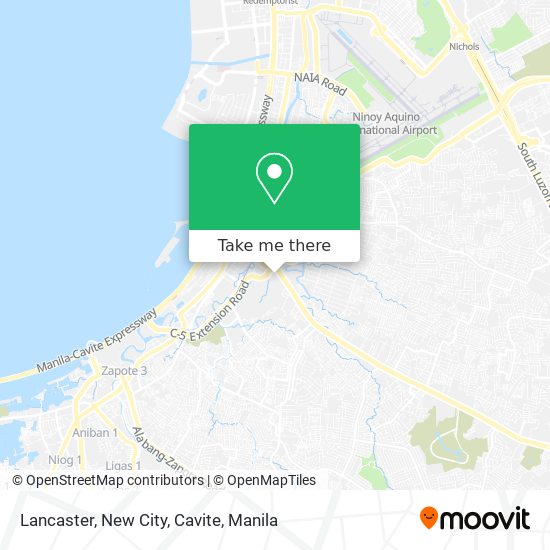 Lancaster, New City, Cavite map