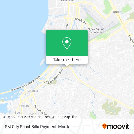 SM City Sucat Bills Payment map