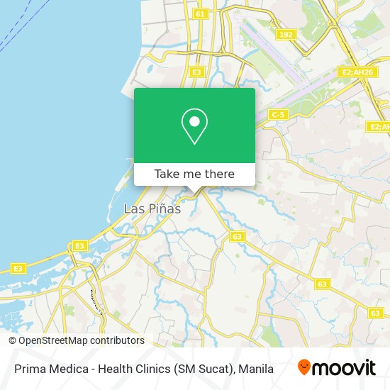 Prima Medica - Health Clinics (SM Sucat) map
