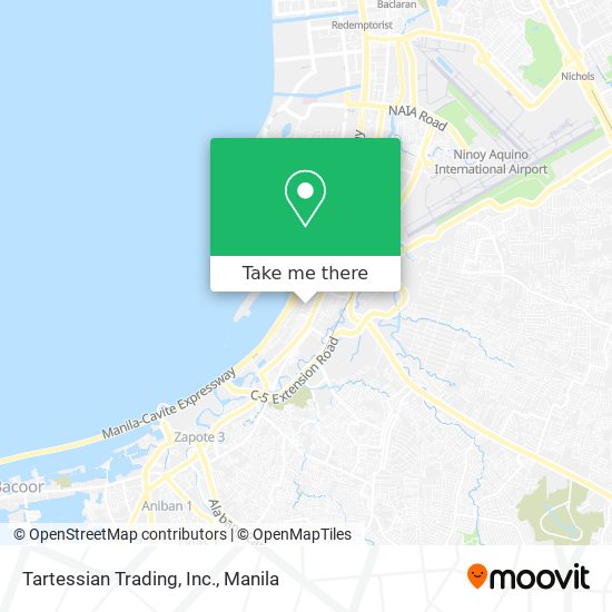 Tartessian Trading, Inc. map