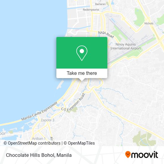 How to get to Chocolate Hills Bohol in Parañaque by bus?