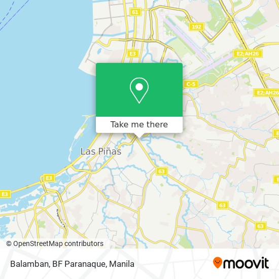 Balamban, BF Paranaque map