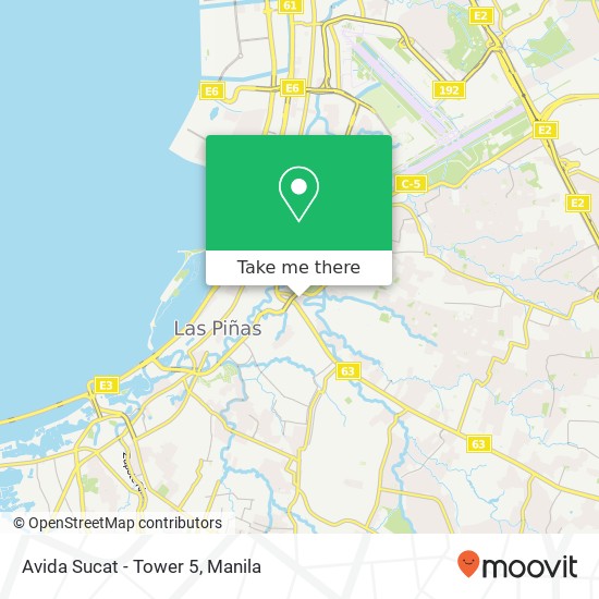 Avida Sucat - Tower 5 map