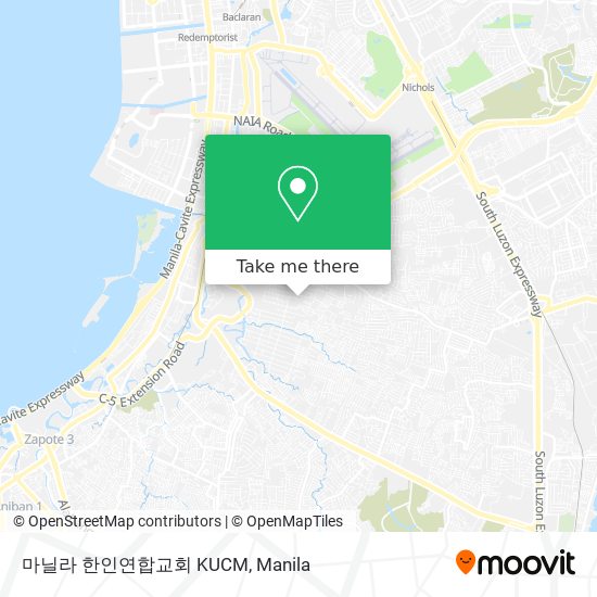 마닐라 한인연합교회 KUCM map