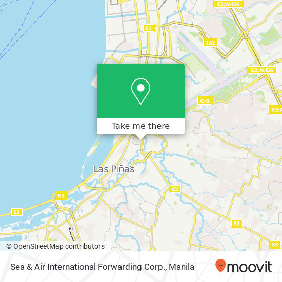 Sea & Air International Forwarding Corp. map