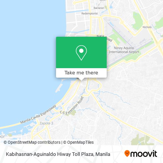 Kabihasnan-Aguinaldo Hiway Toll Plaza map