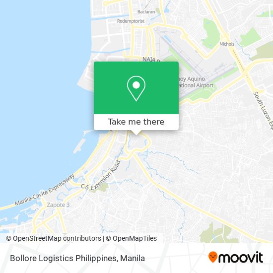 Bollore Logistics Philippines map