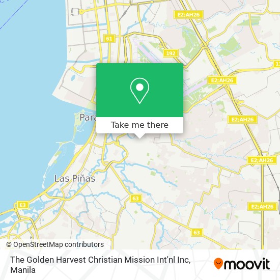 The Golden Harvest Christian Mission Int'nl Inc map