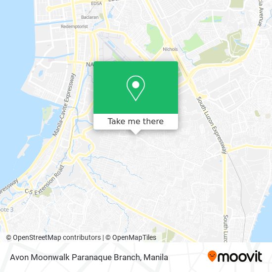 Avon Moonwalk Paranaque Branch map