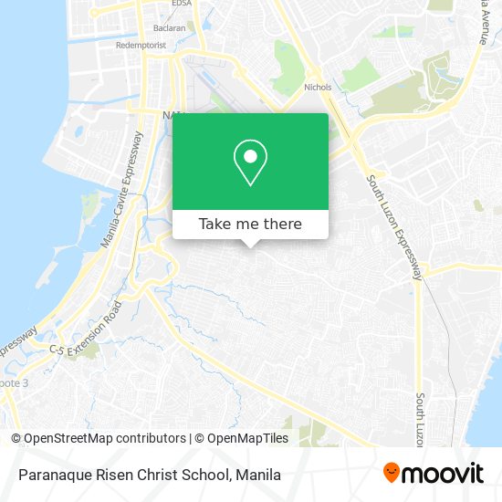 Paranaque Risen Christ School map