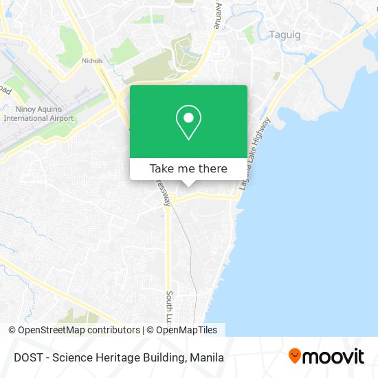 DOST - Science Heritage Building map