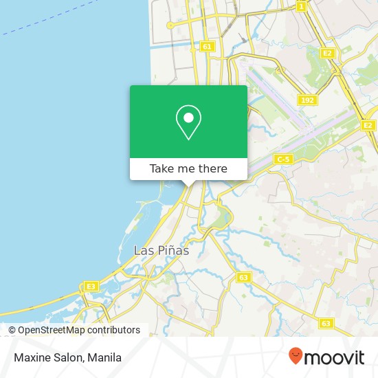 Maxine Salon map