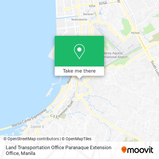 Land Transportation Office Paranaque Extension Office map