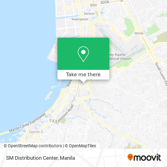 SM Distribution Center map