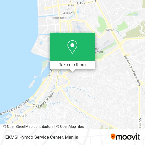 EKMSI Kymco Service Center map