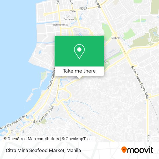 Citra Mina Seafood Market map