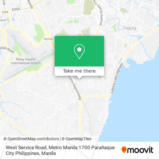 West Service Road, Metro Manila 1700 Parañaque City Philippines map