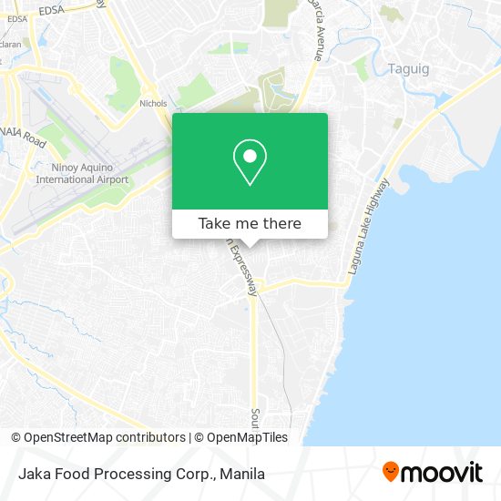 Jaka Food Processing Corp. map