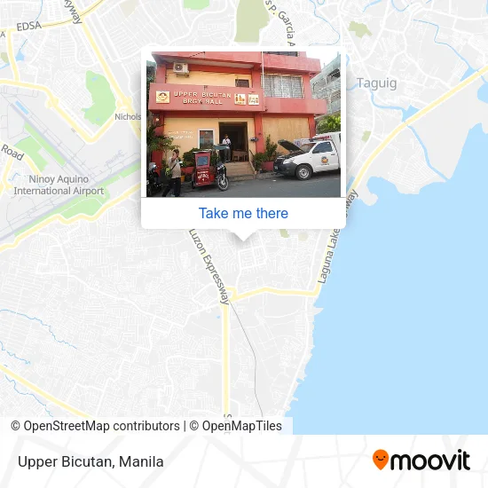 Upper Bicutan map