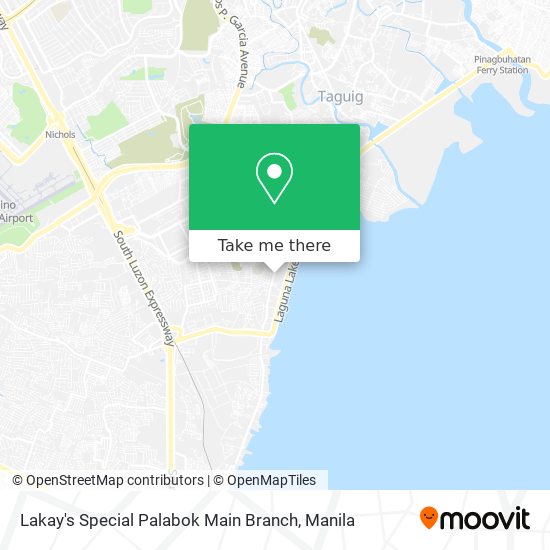 Lakay's Special Palabok Main Branch map