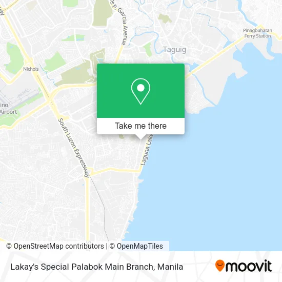 Lakay's Special Palabok Main Branch map
